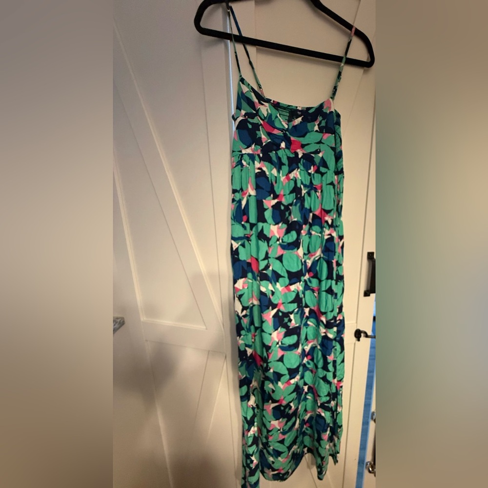 GAP Colorful Abstract Maxi dress
